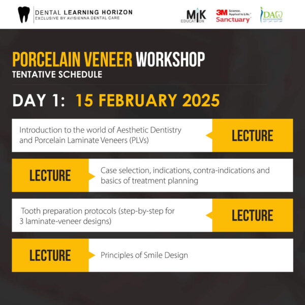 Porcelain Veneer Workshop 2025, Day 1